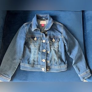 Childrens Place Girls Jean Denim Jacket Size 4 (xs)